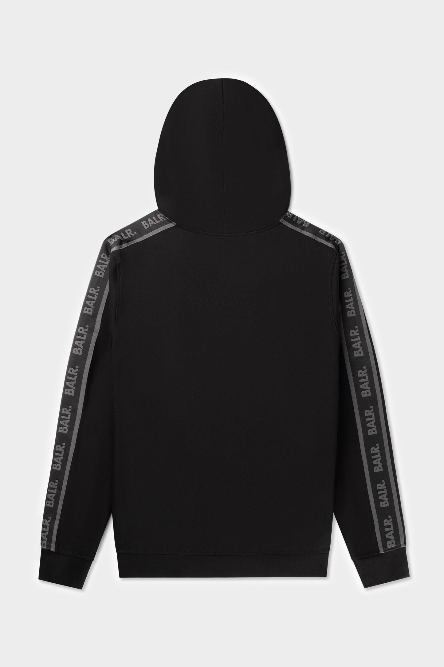 BALR Q-Tape Zip Through Hoodie Jet Black