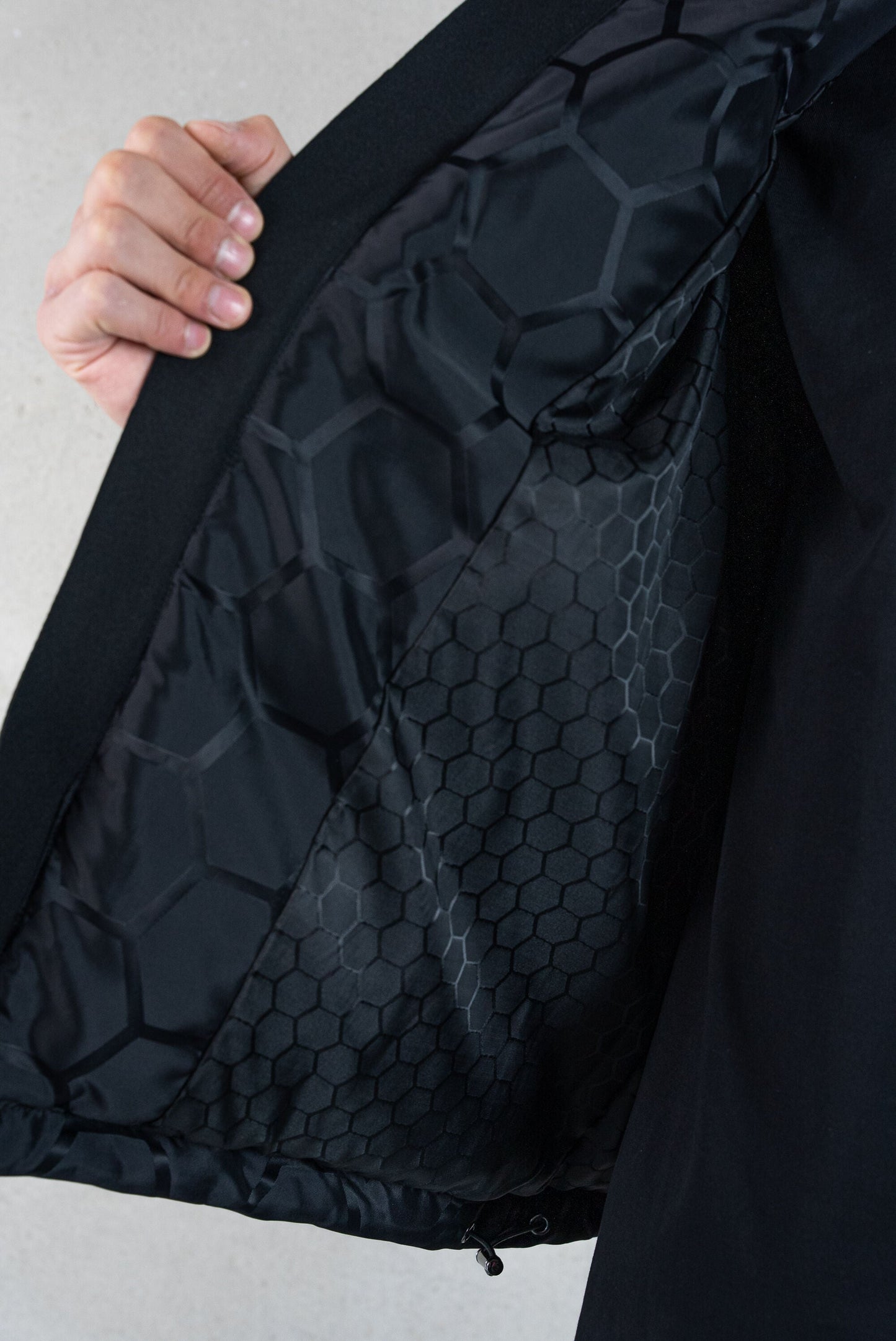 BALR Miles Straight Jacquard Bodywarmer Jet Black