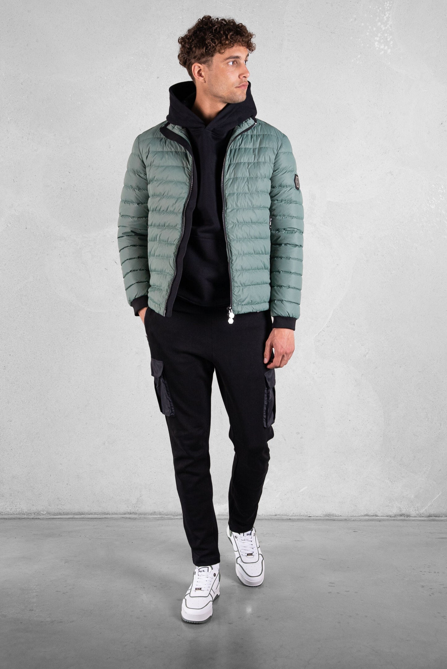 BALR Lincoln Regular Puffer Jacket Dark Forest