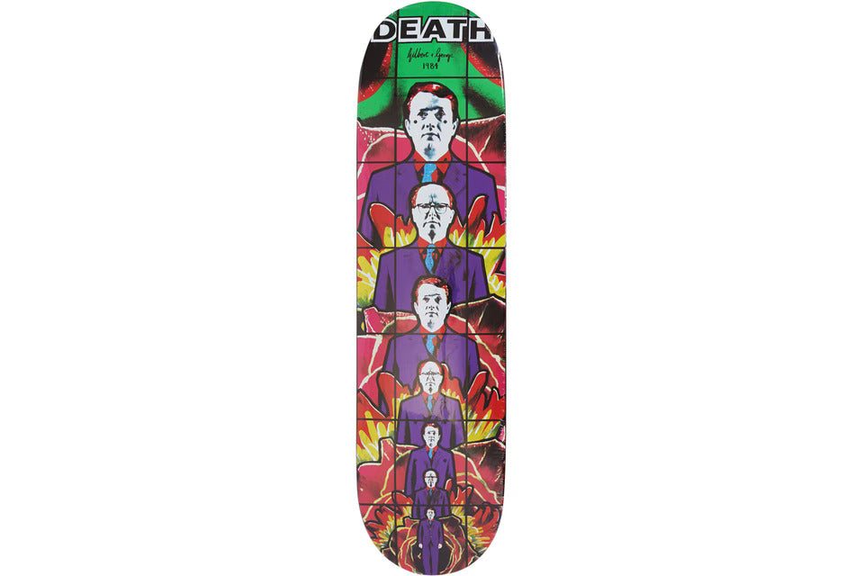 SUPREME GILBERT & GEORGE DEATH SKATEBOARD DECK
