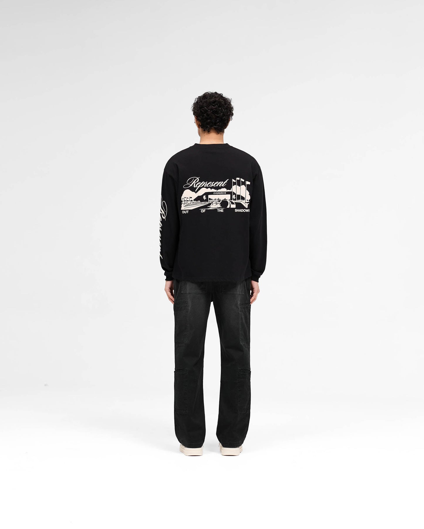 Raceway Long Sleeve T-Shirt - Jet Black