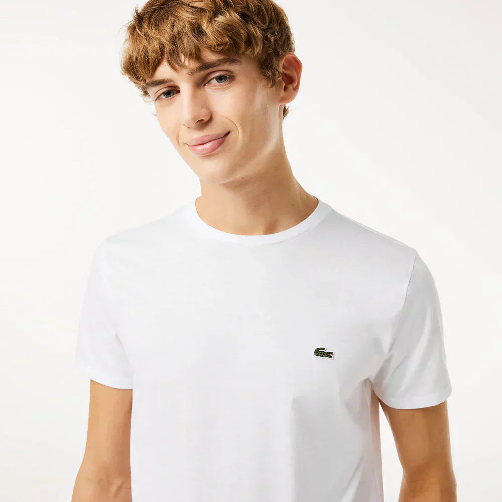 Lacoste Monochrome Cotton Pima Jersey Crew Neck T-shirt