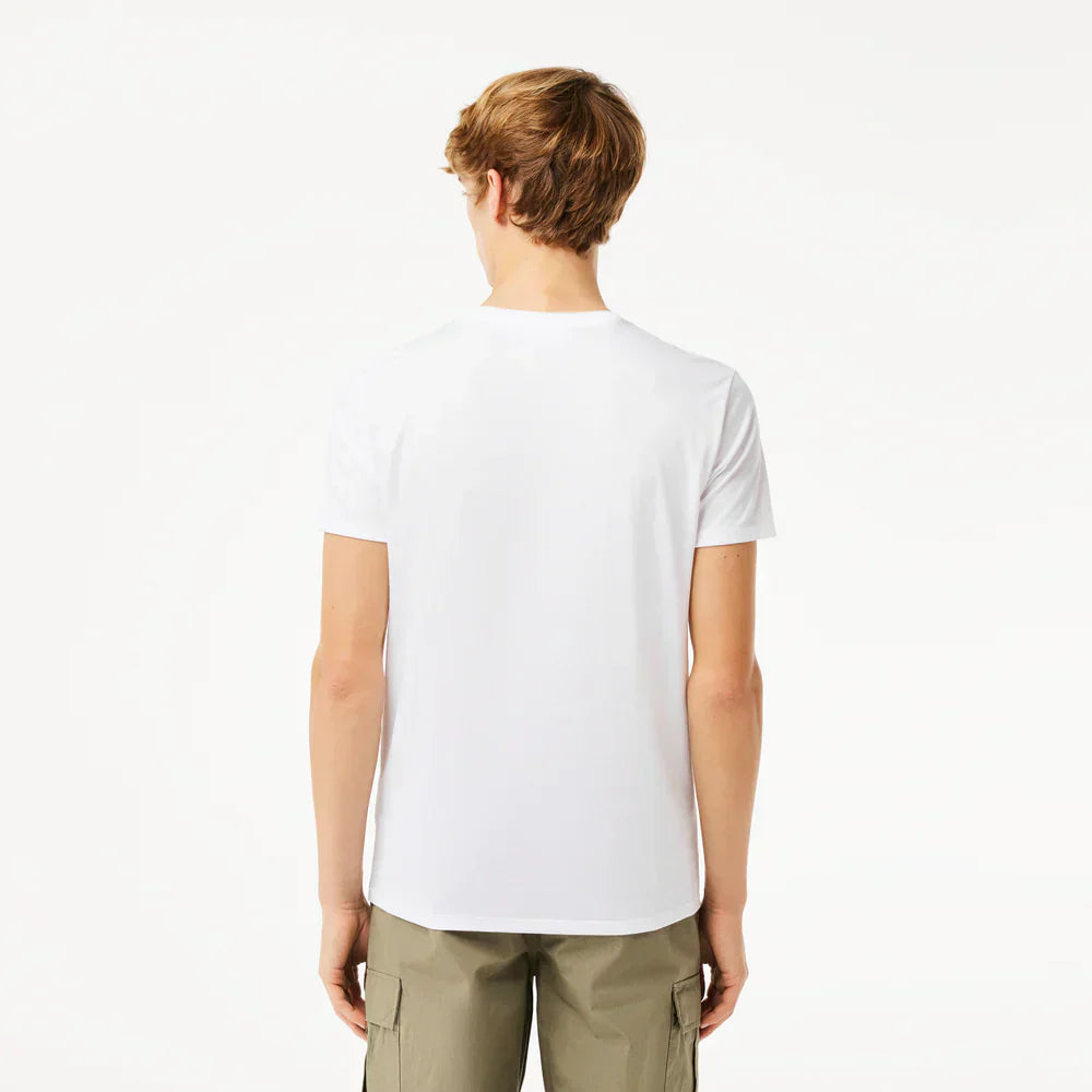Lacoste Monochrome Cotton Pima Jersey Crew Neck T-shirt