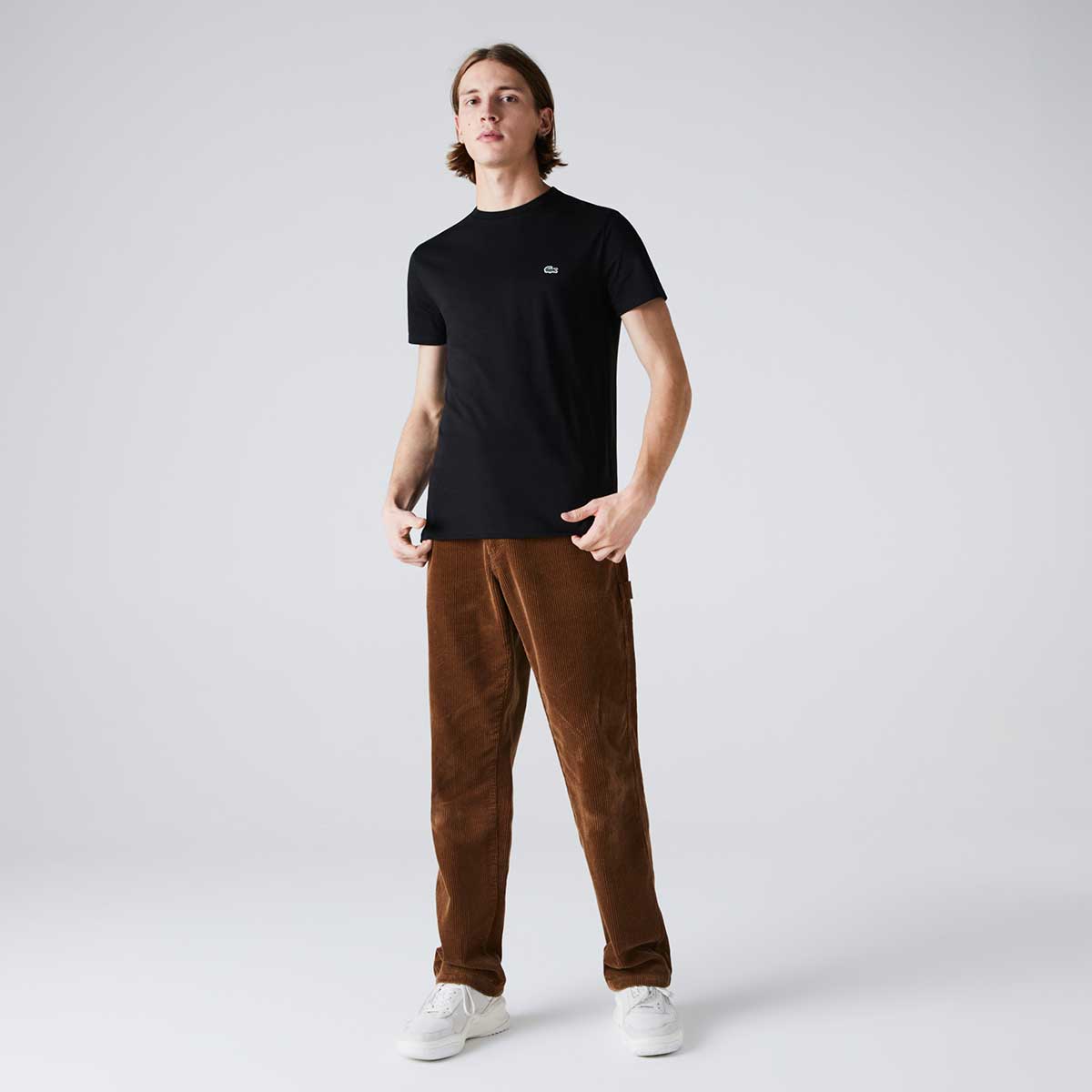 Crew Neck Pima Cotton Jersey T-Shirt