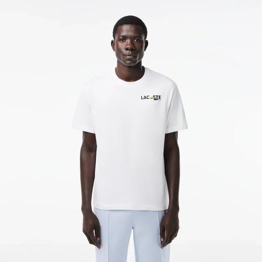 Lacoste Heavy Cotton Jersey Back Print T-shirt