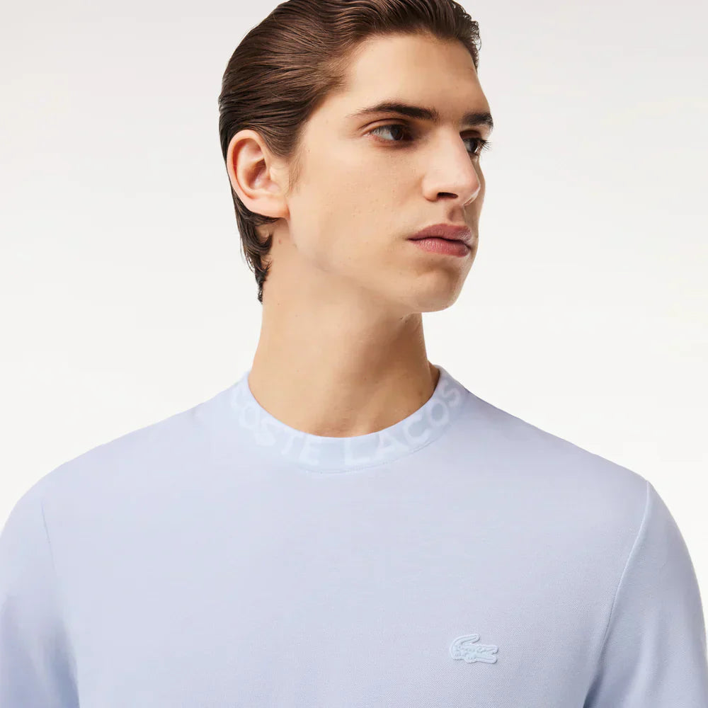 Lacoste Jacquard Neck Piqué T-shirt
