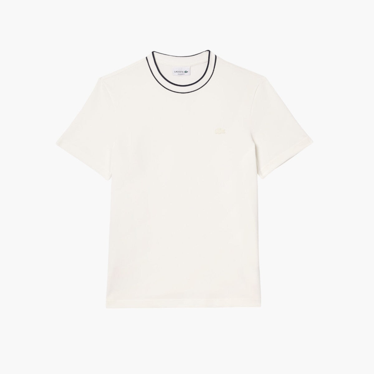 Pique Stripe Collar T-Shirt