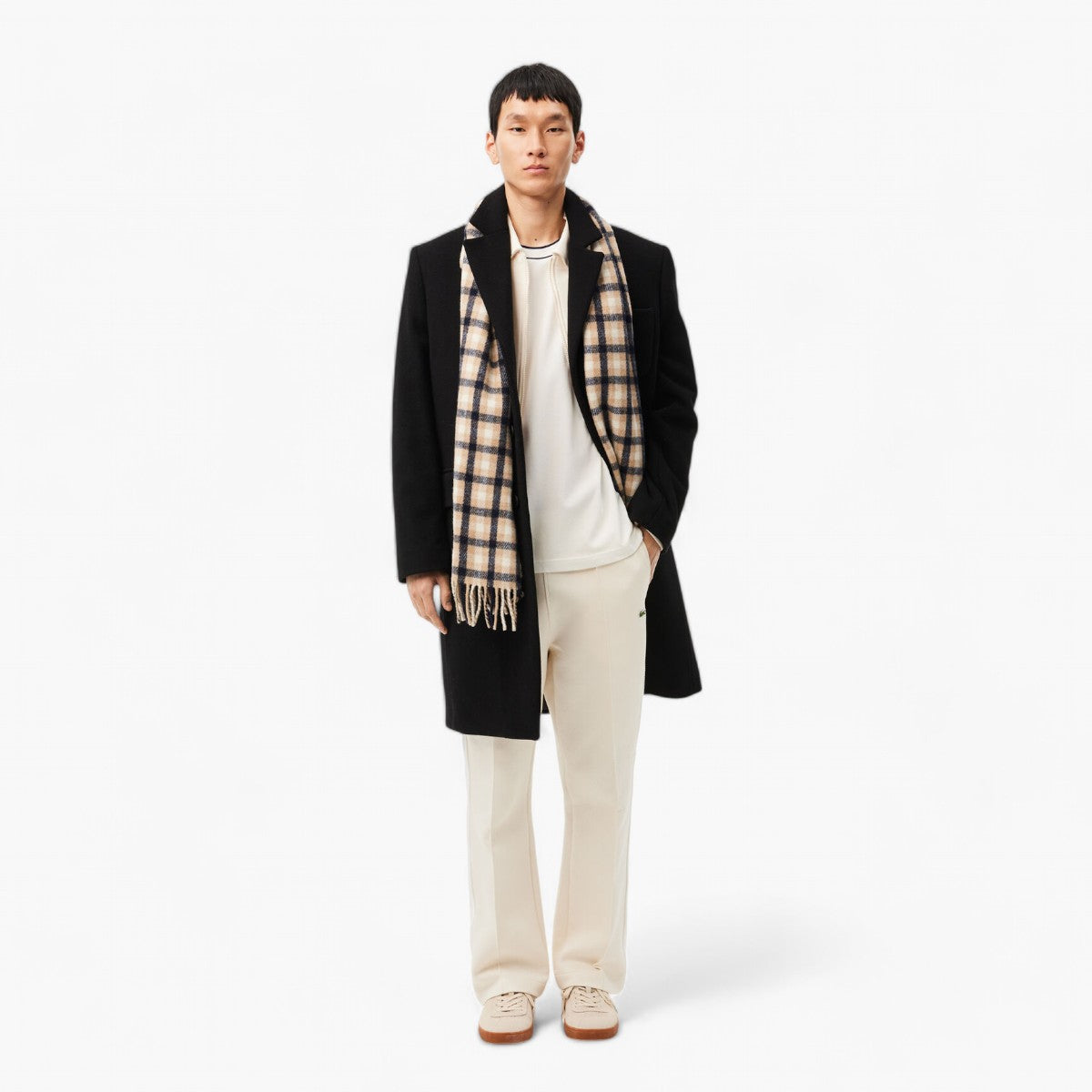 Pique Stripe Collar T-Shirt