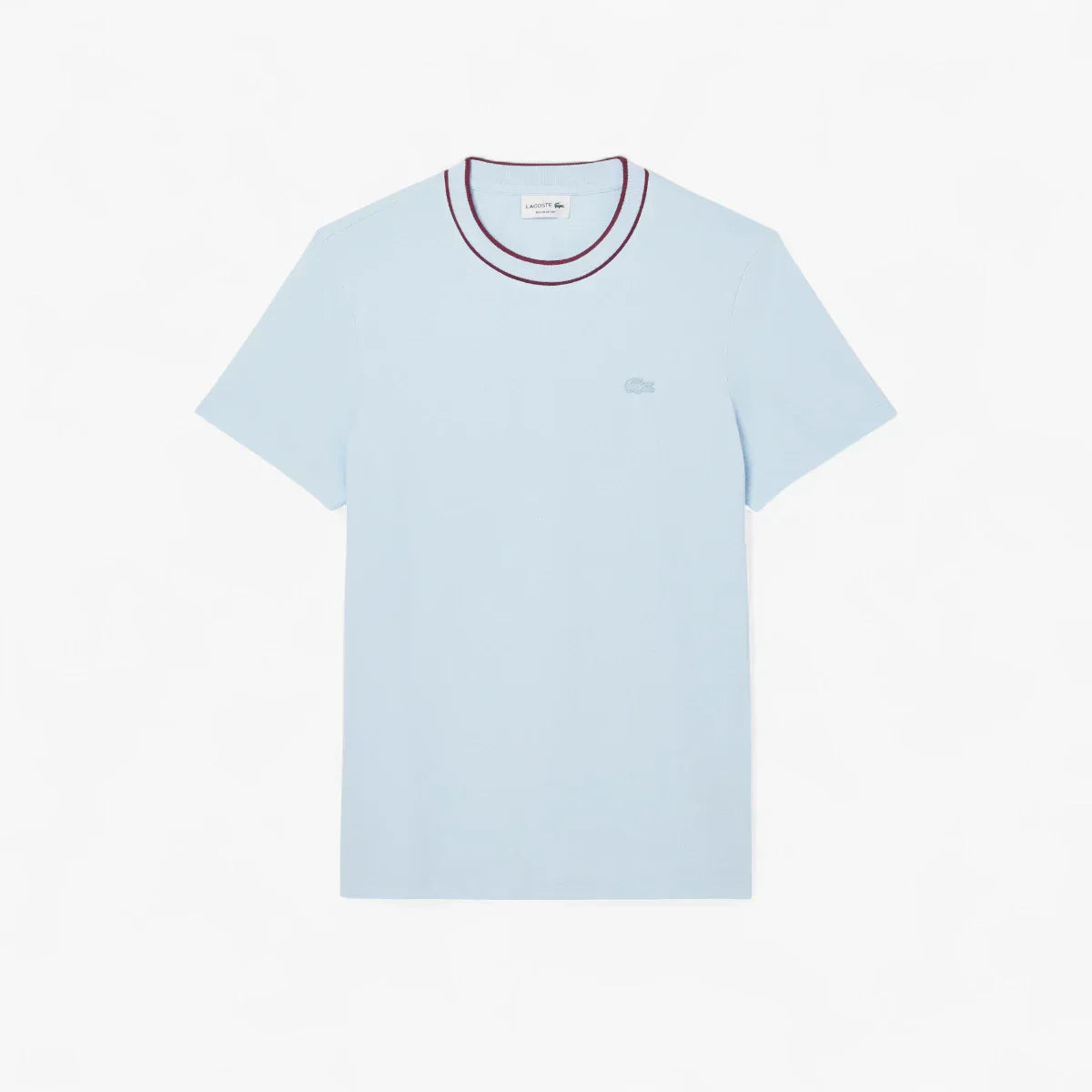 Stretch Piqué Stripe Collar T-Shirt