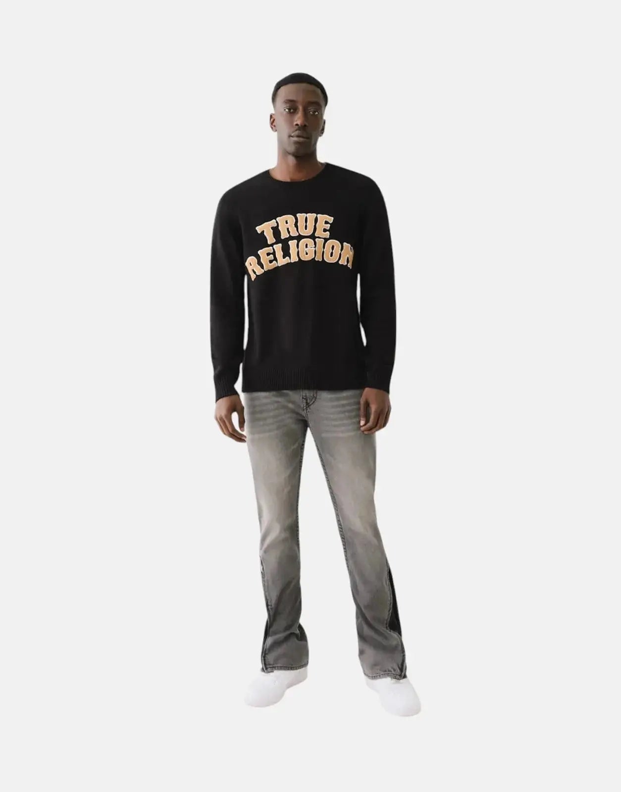 True Religion Chenille Black Sweatshirt