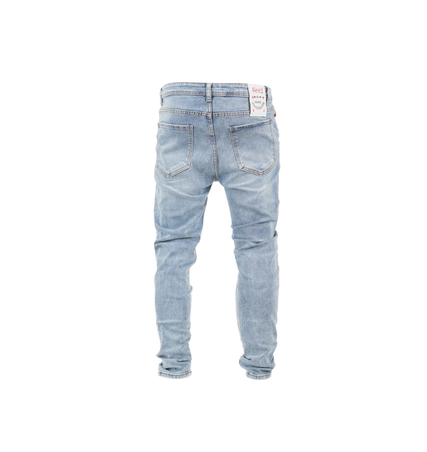 Distressed “79” Slim Fit Denim Jeans