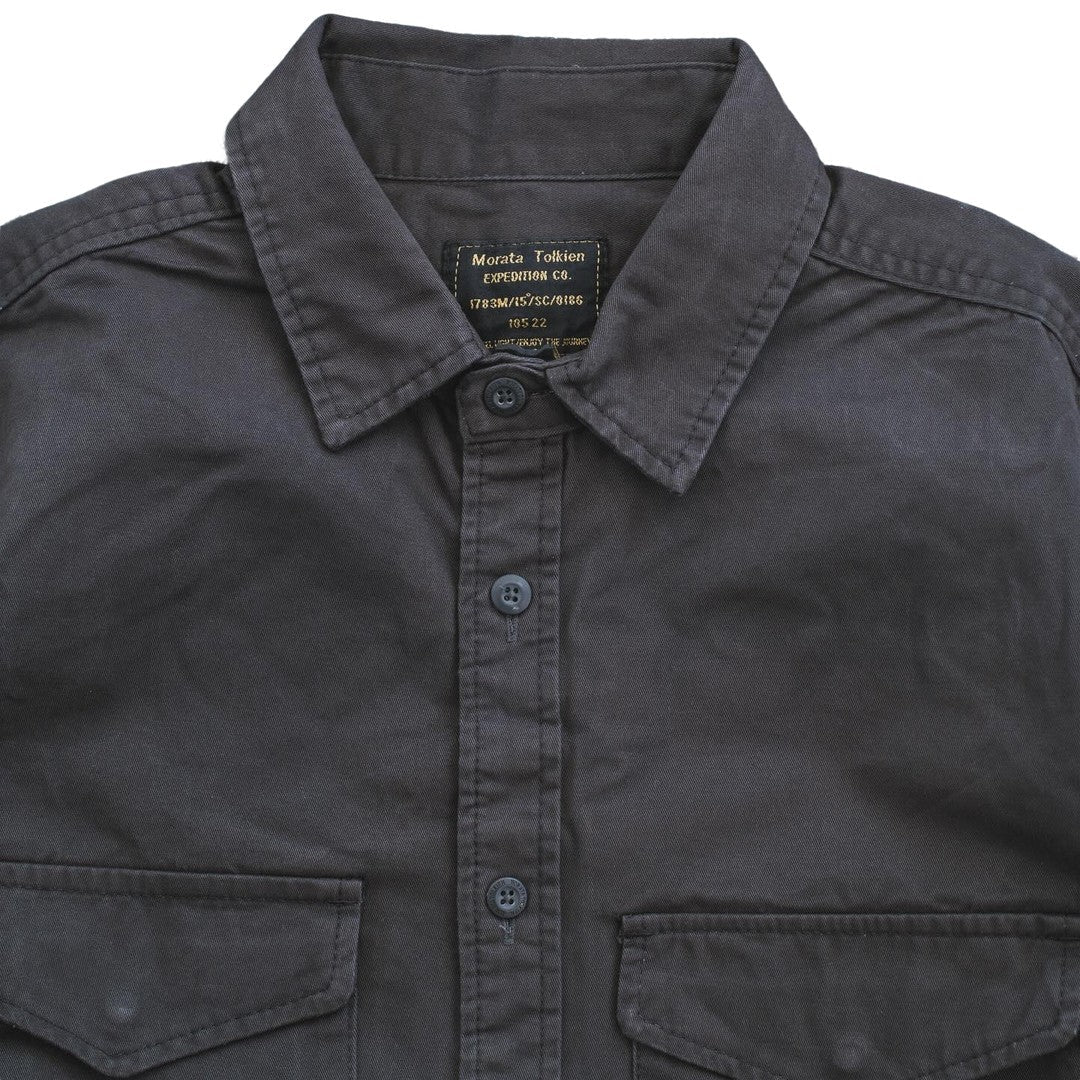 Men's Charcoal Grey Long Sleeve Shirt