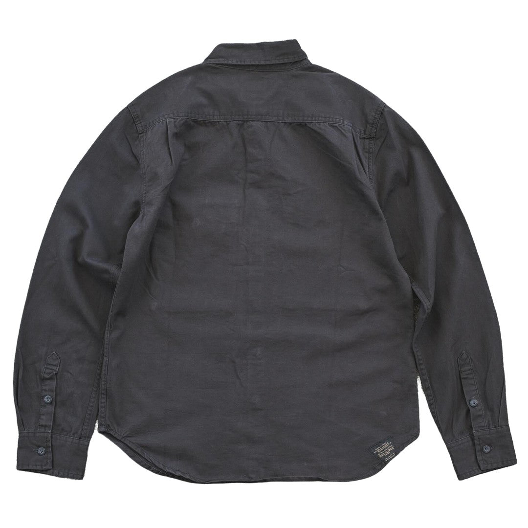Men's Charcoal Grey Long Sleeve Shirt