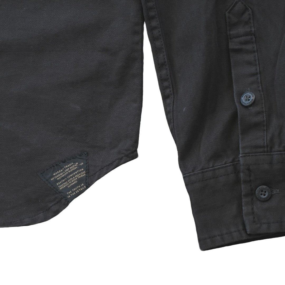 Men's Charcoal Grey Long Sleeve Shirt