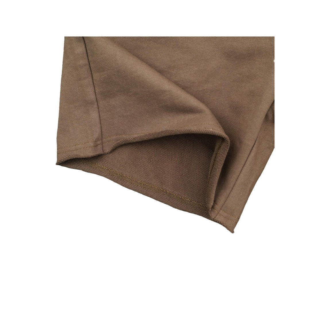 Plain cotton sweat shorts