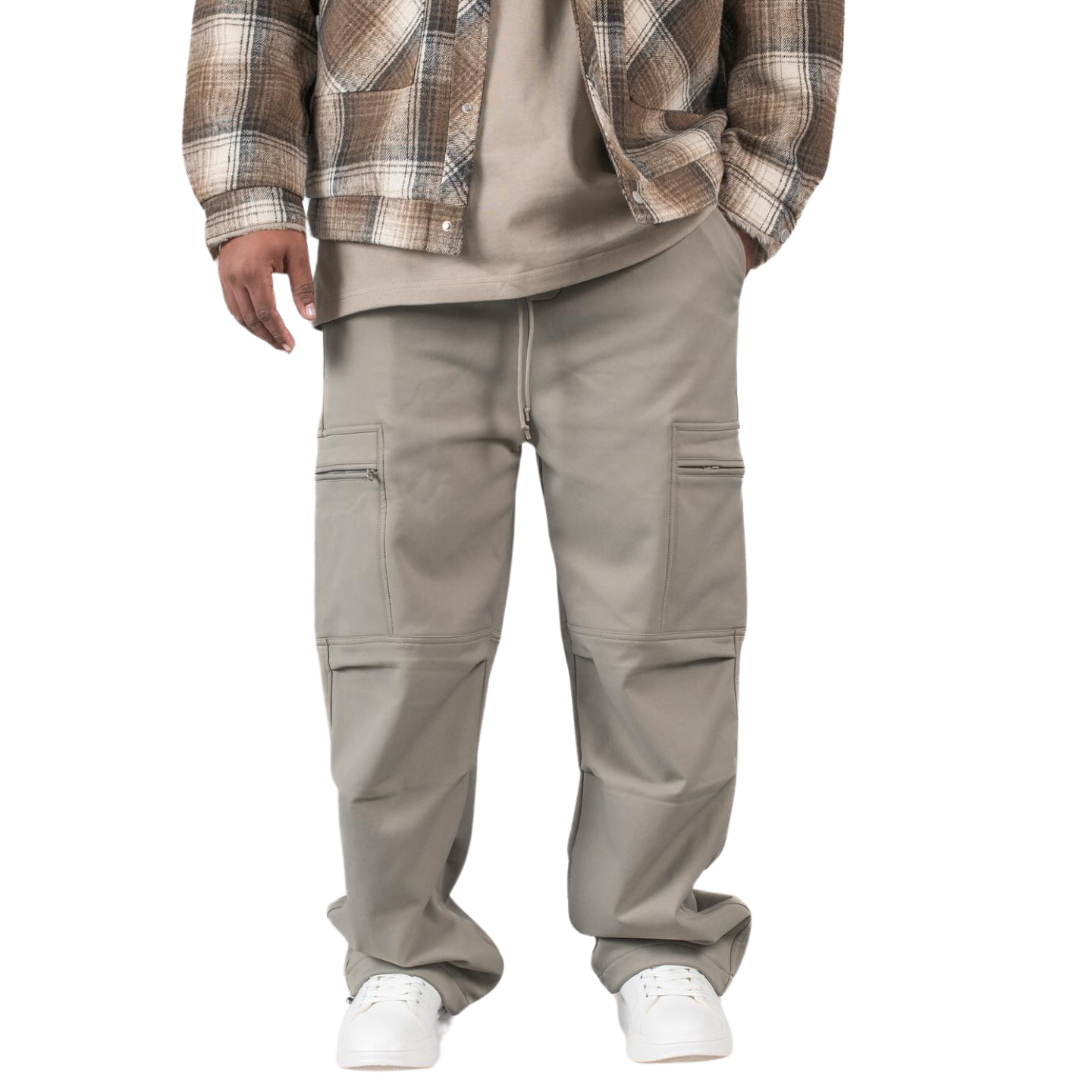 Men's Brown Loose Fit Cargo pants