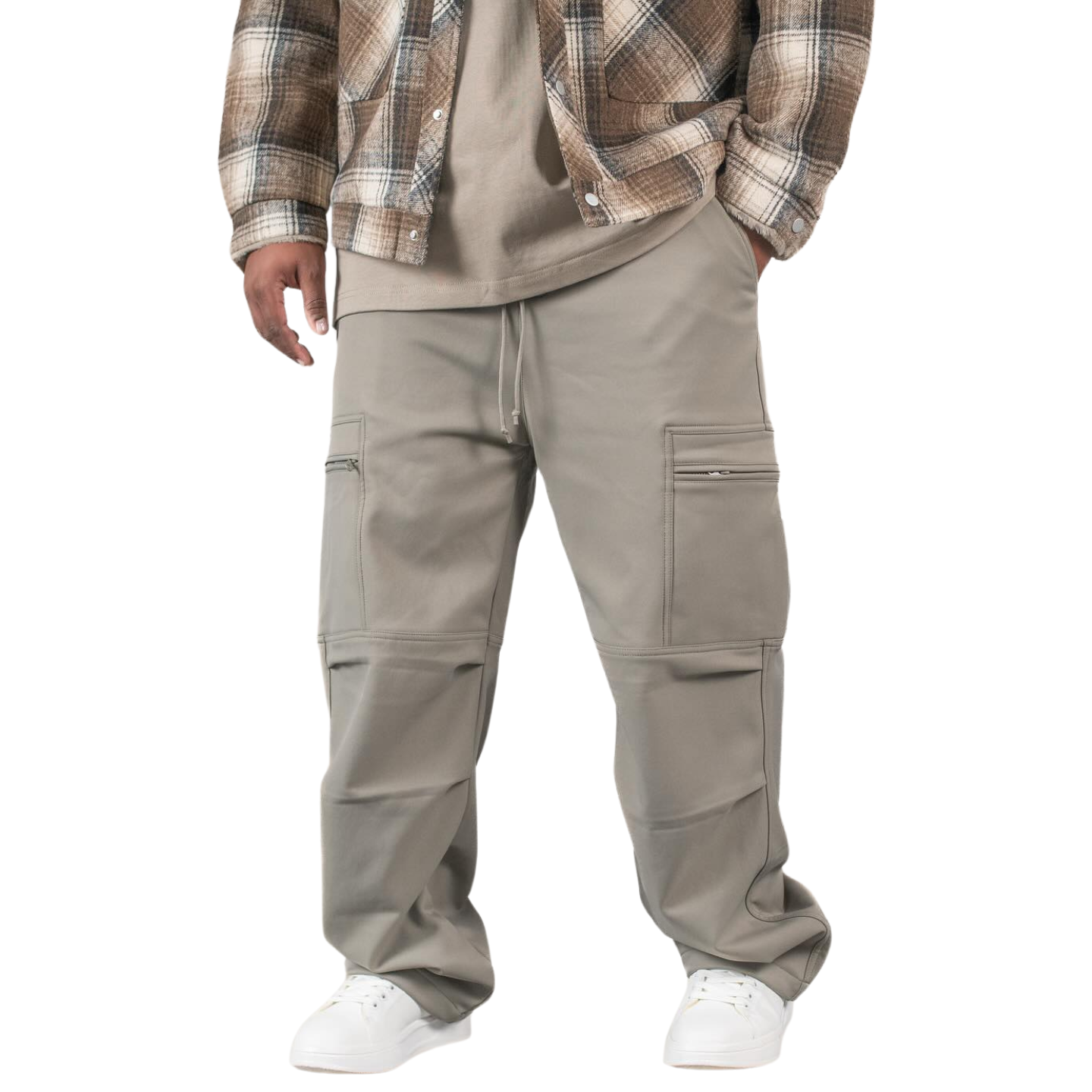 Men's Brown Loose Fit Cargo pants