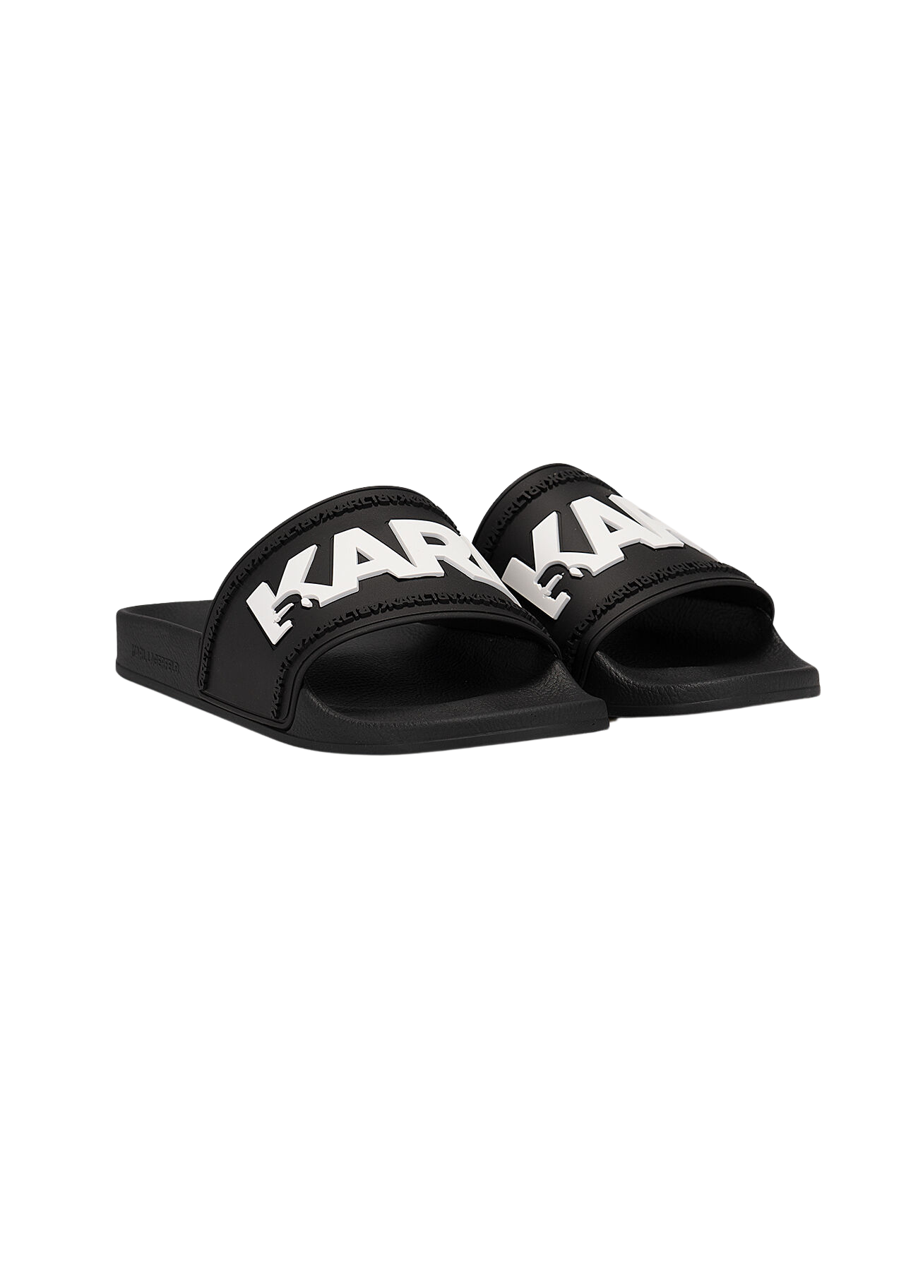 Black Karl Lagerfeld Kondo beach slides