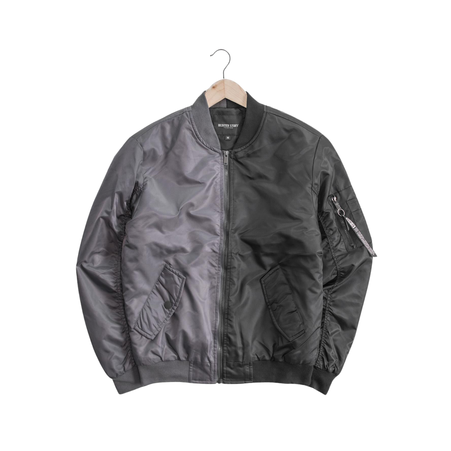 Men's Dual-Tone Bomber Winter Jackets