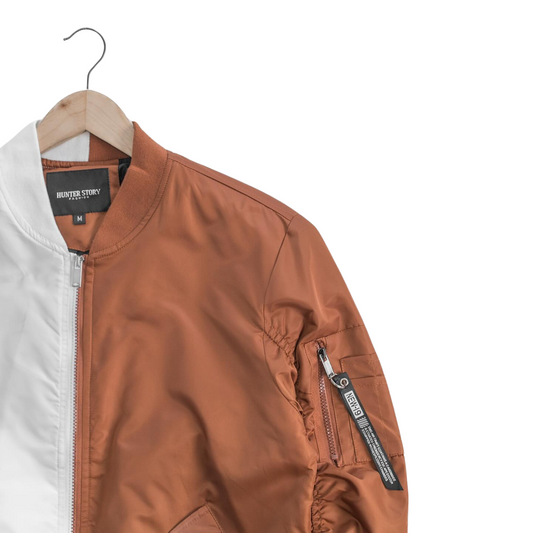 Men's Dual-Tone Bomber Winter Jackets