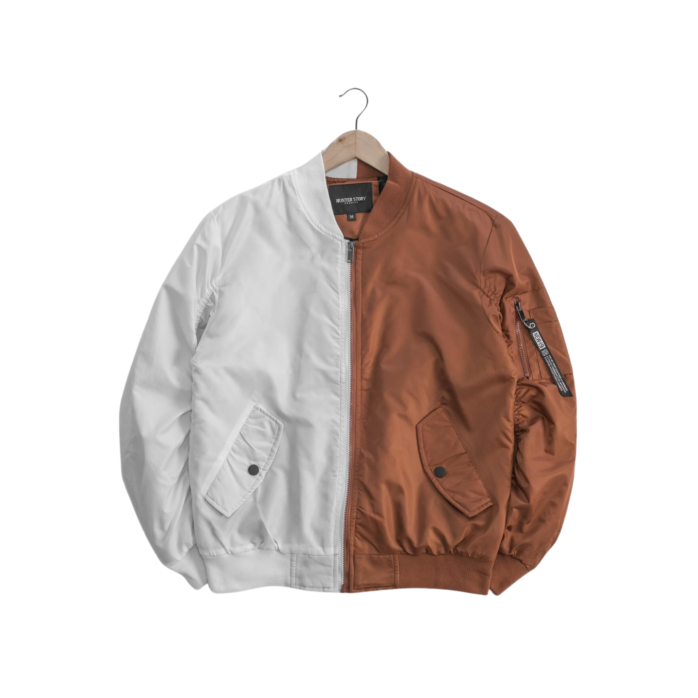 Men's Dual-Tone Bomber Winter Jackets