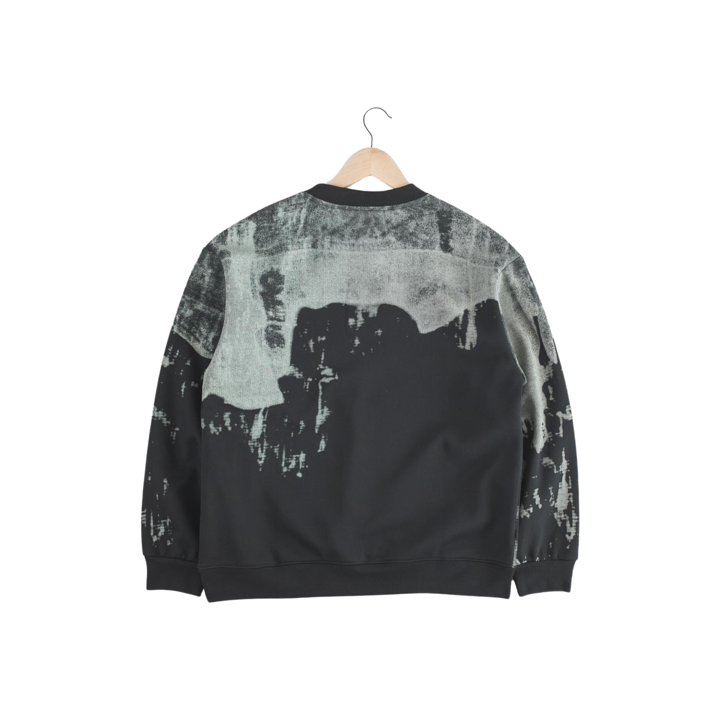 Men Faded Concrete Sweater