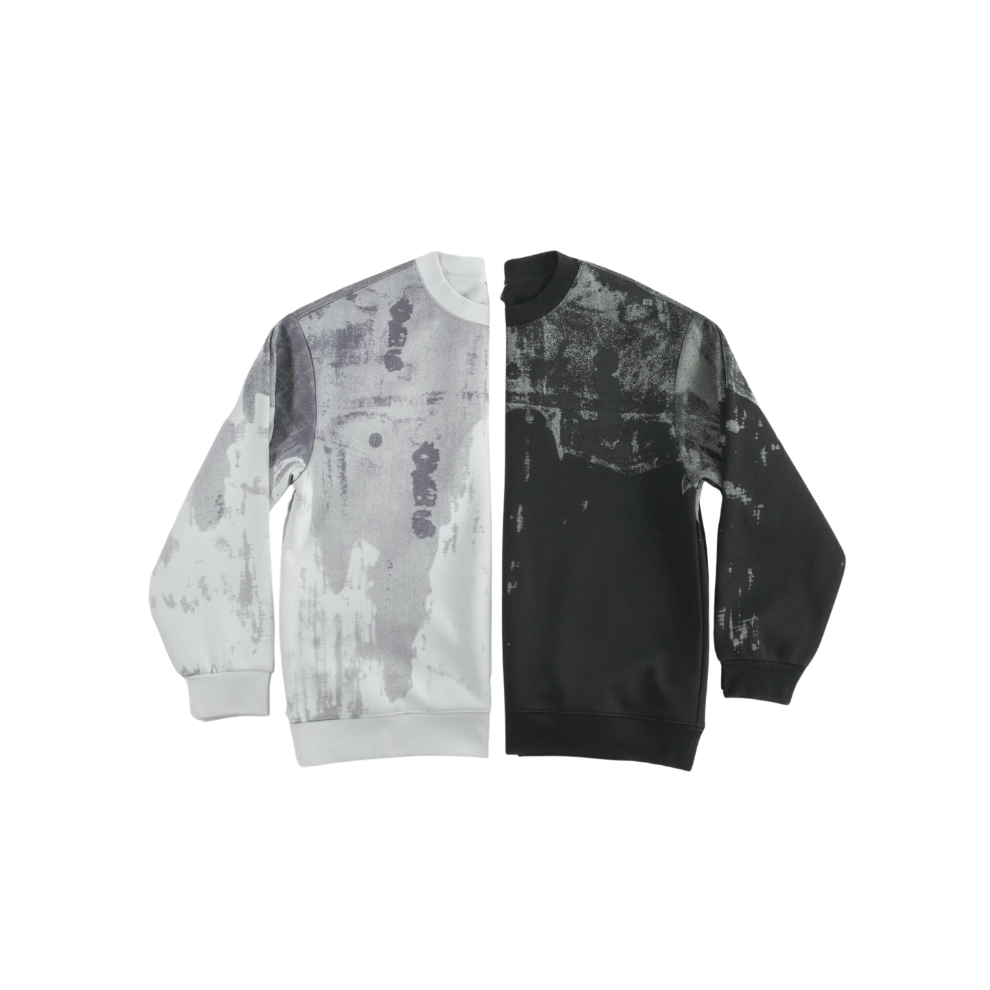 Men Faded Concrete Sweater