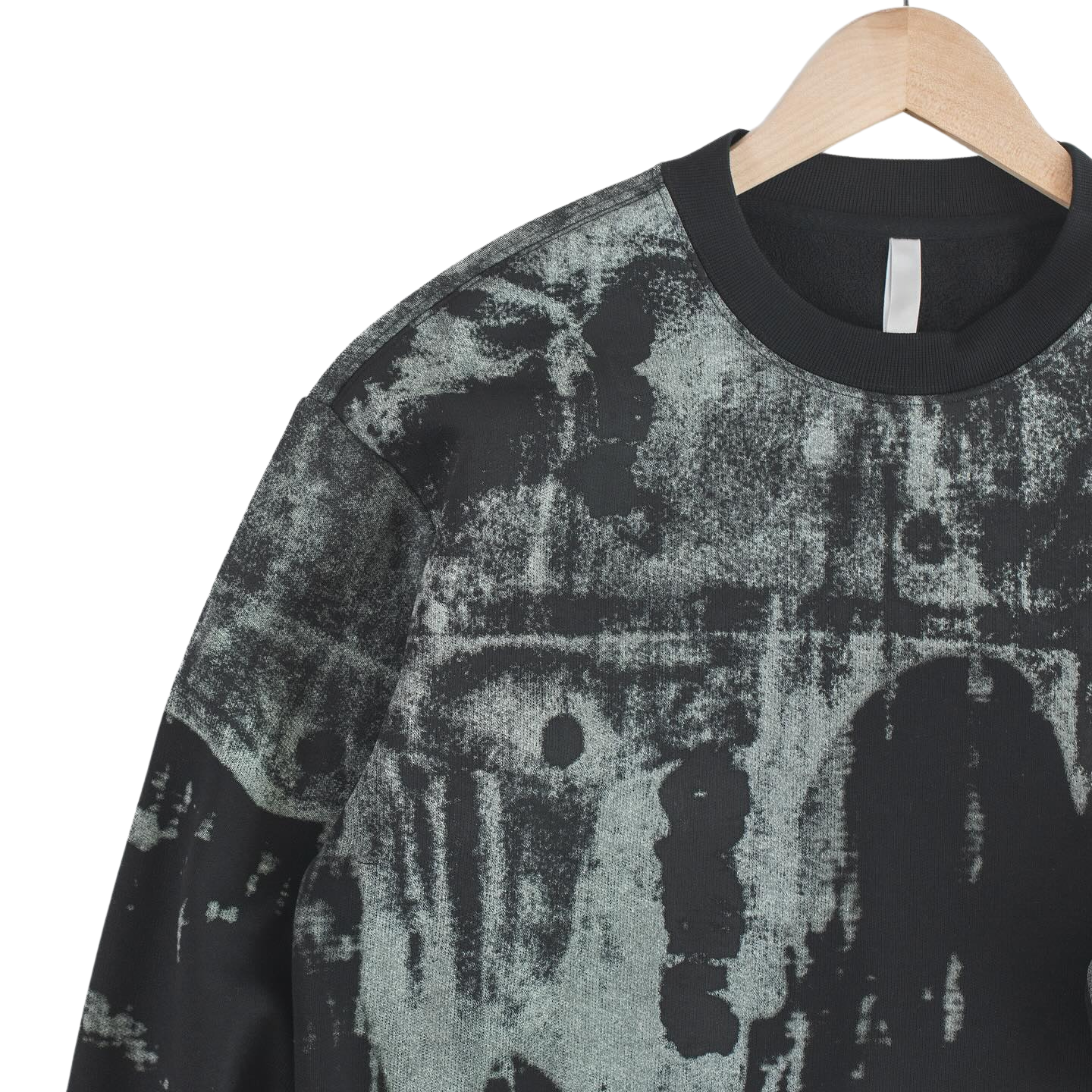 Men Faded Concrete Sweater