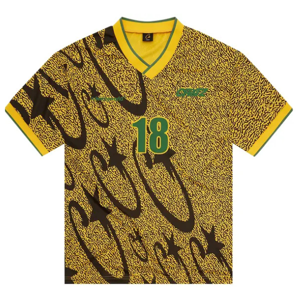 Corteiz Carni Stellations Football Jersey 'Yellow'