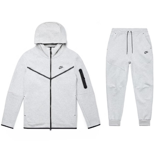 Nike Tech Fleece Hoodie & Joggers Set - Grey