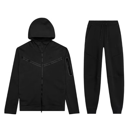 Nike Tech Fleece Hoodie & Joggers Set - Black