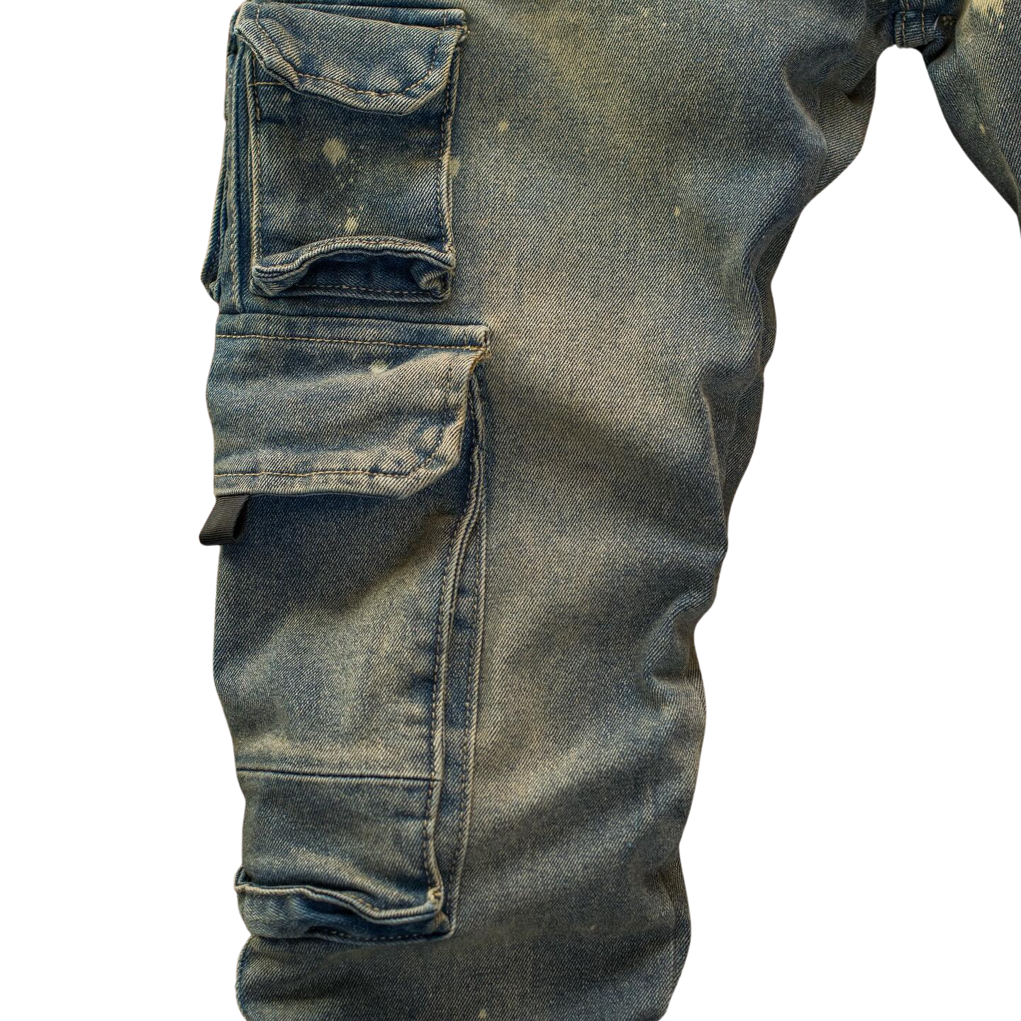 Men's Vintage Multi-Pocket Denim Jeans