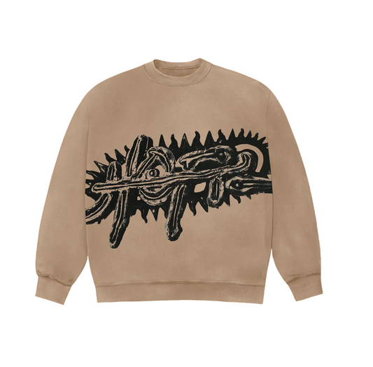 Travis Scott Utopia A3 Crewneck Light Brown