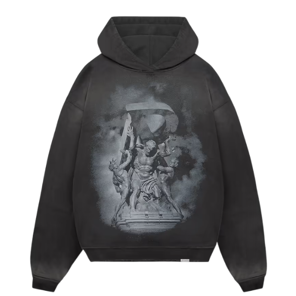 Represent Atlas Hoodie - Stained Black
