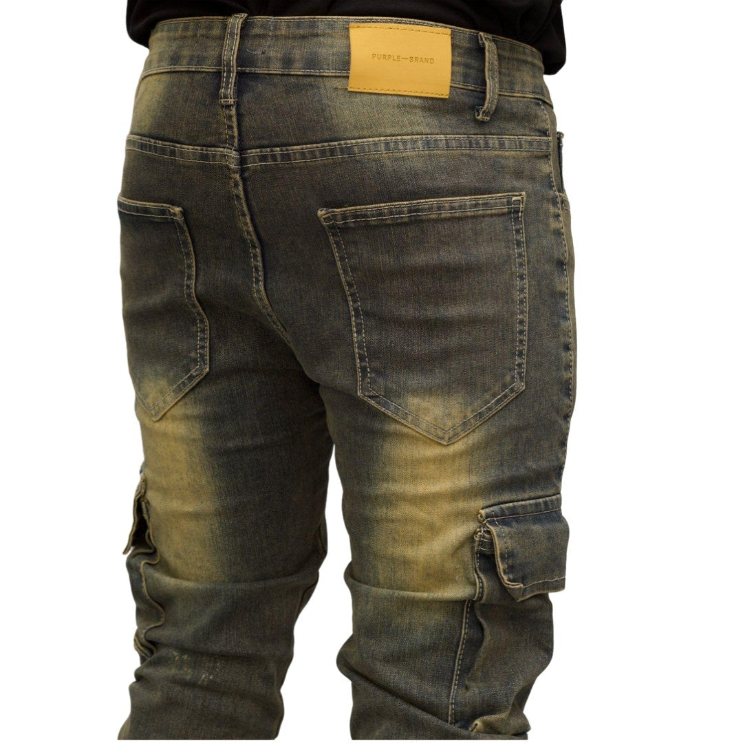 Men's Desert Washed Cargo Jeans