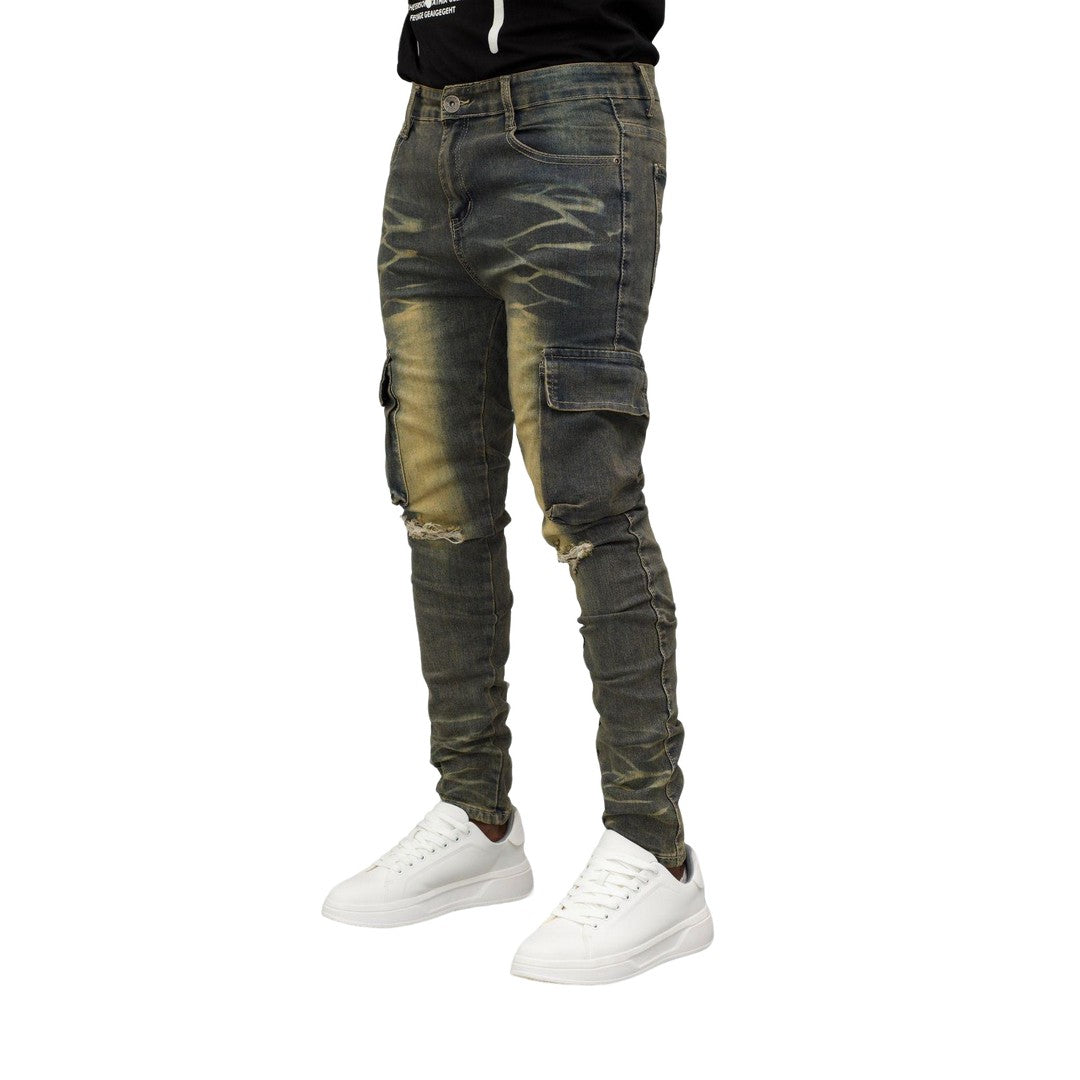 Men's Desert Washed Cargo Jeans