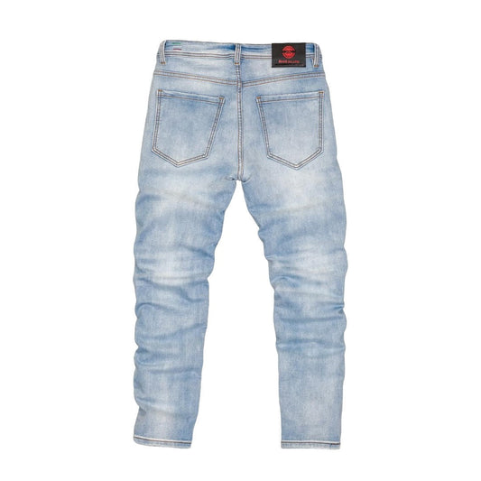 Men's Slim Fit Washed Denim Jeans