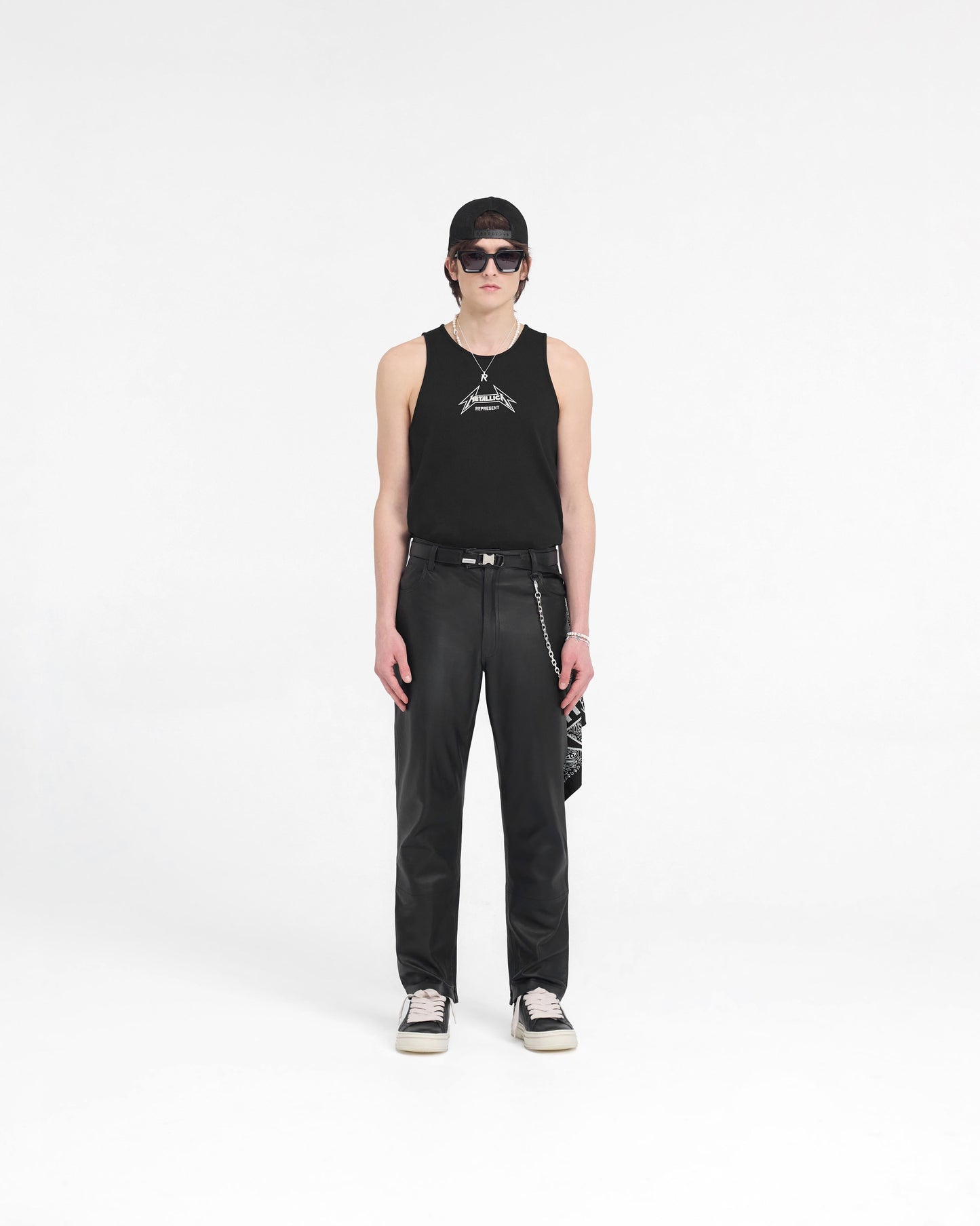 Represent X Metallica Local Crew Vest - Jet Black