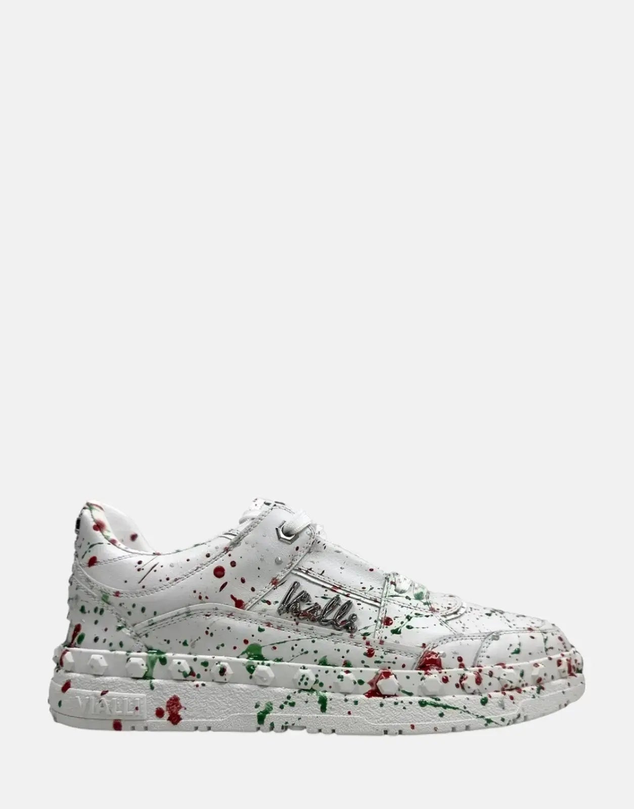 Vialli Brex White Multi Colour Sneakers