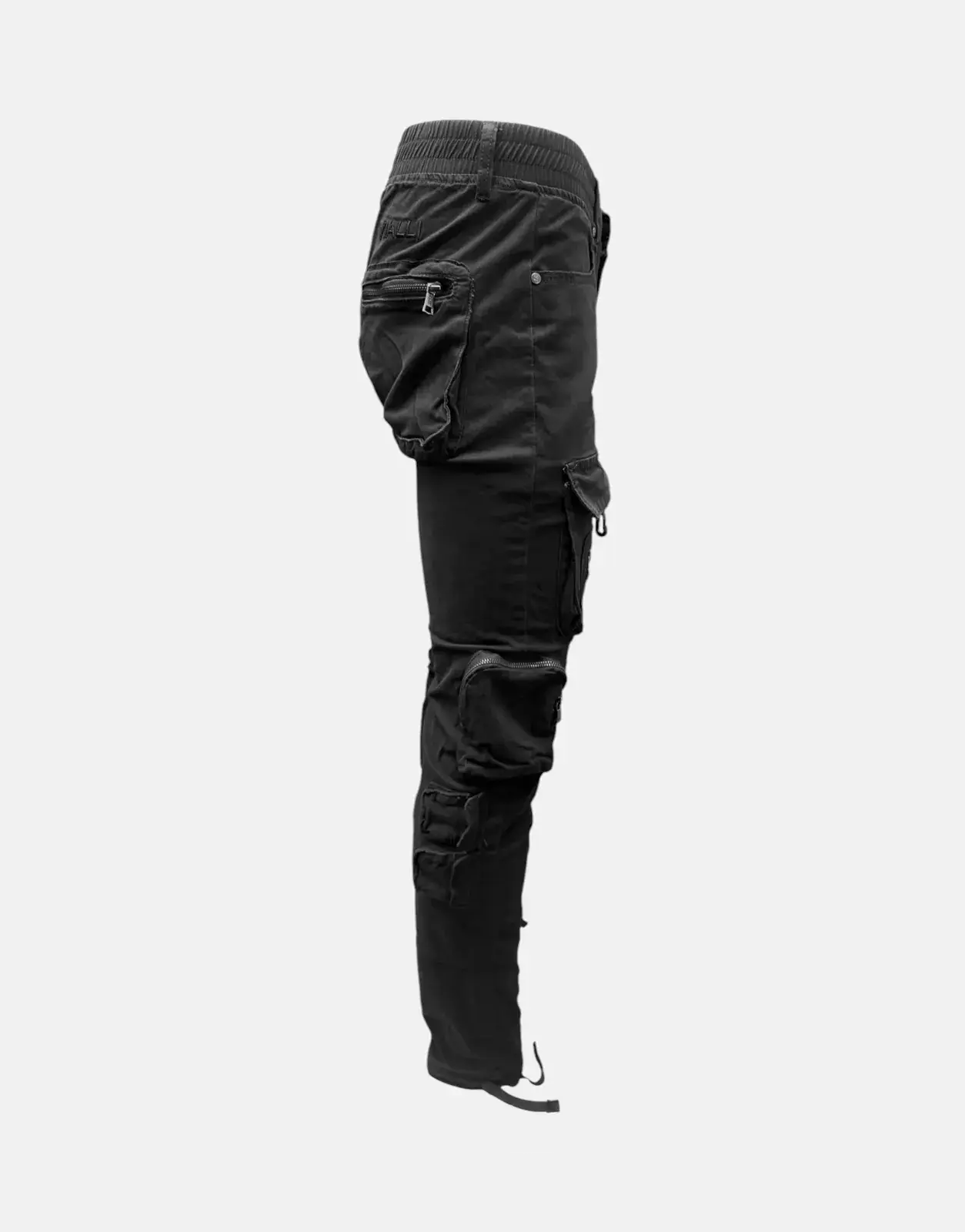 Vialli Captain Black Cargo Pants