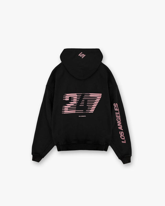 247 Los Angeles Hoodie - Jet Black