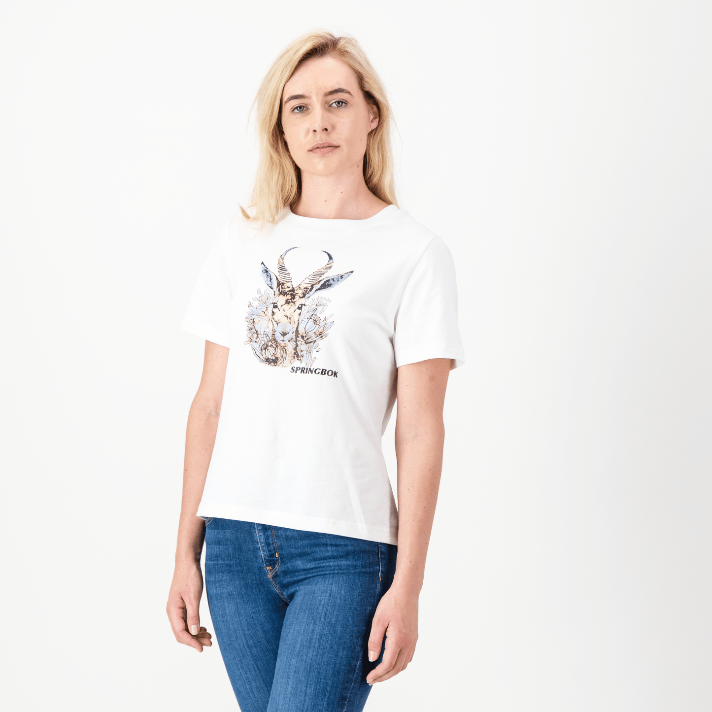 Artistic Springboks Crew Tee - White