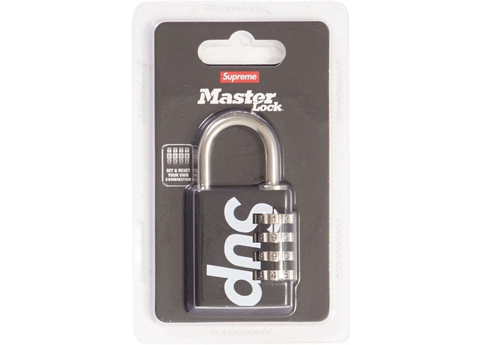SUPREME MASTERLOCK NUMERIC LOCK BLACK
