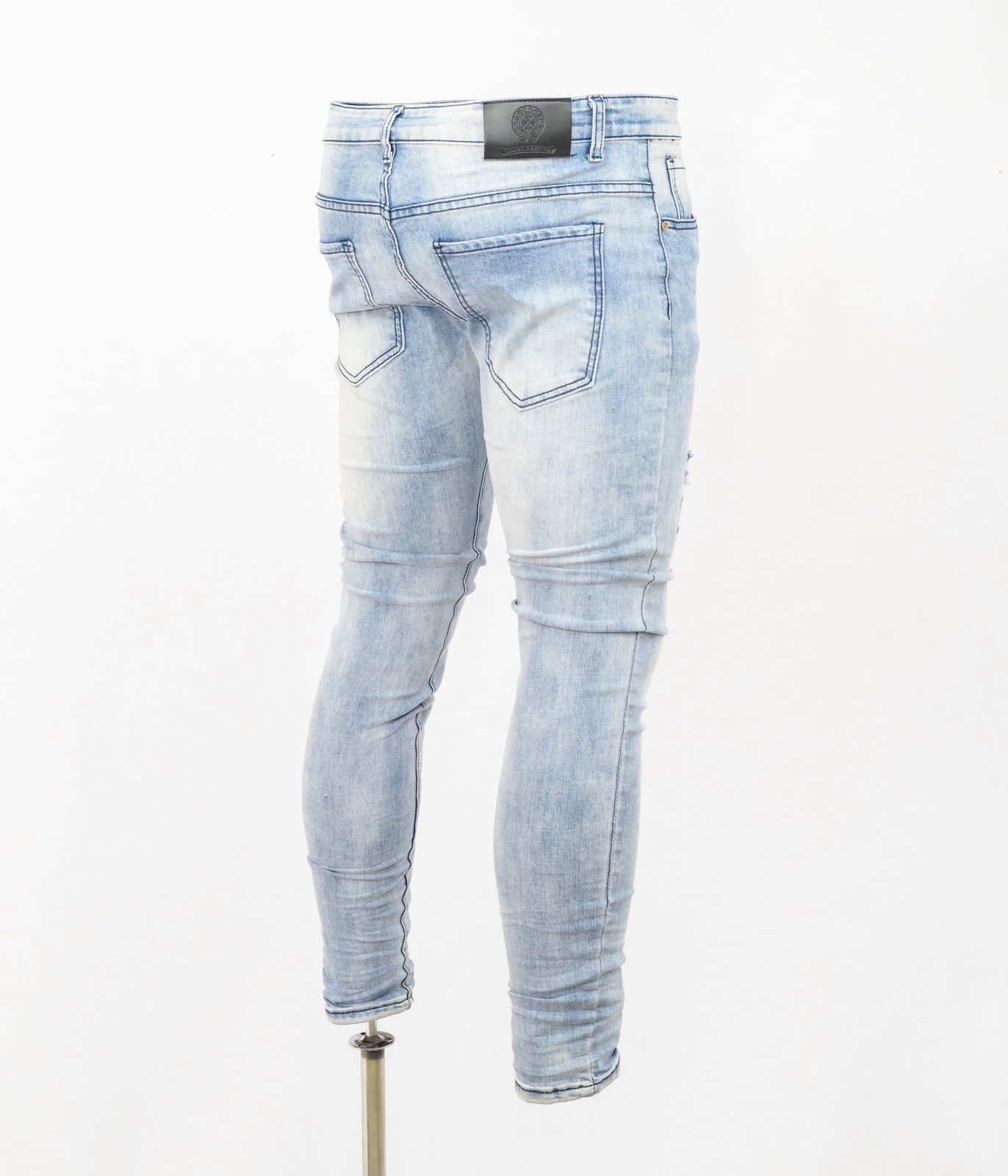Men's Washed Ripped Jeans