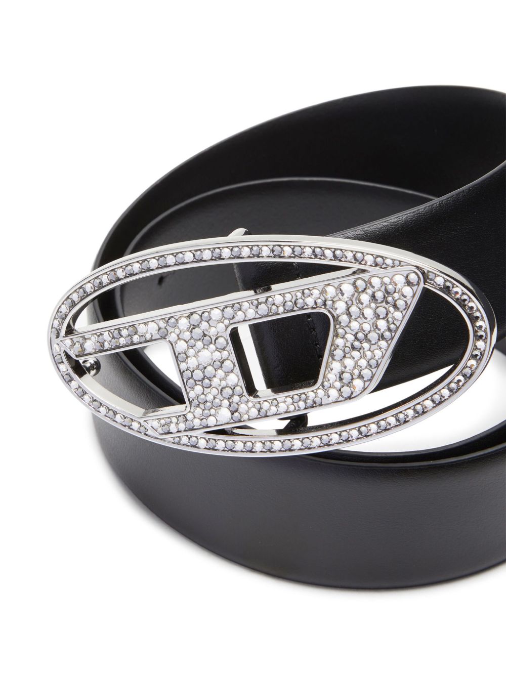 Diesel 1DR Strass leather belt