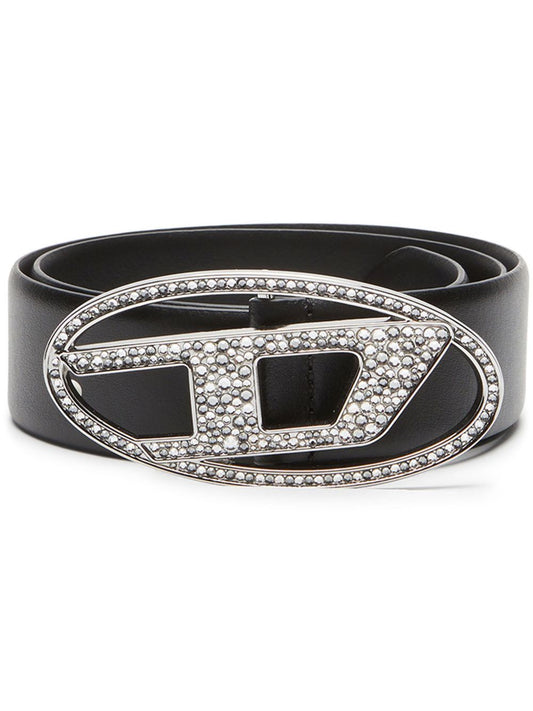 Diesel 1DR Strass leather belt