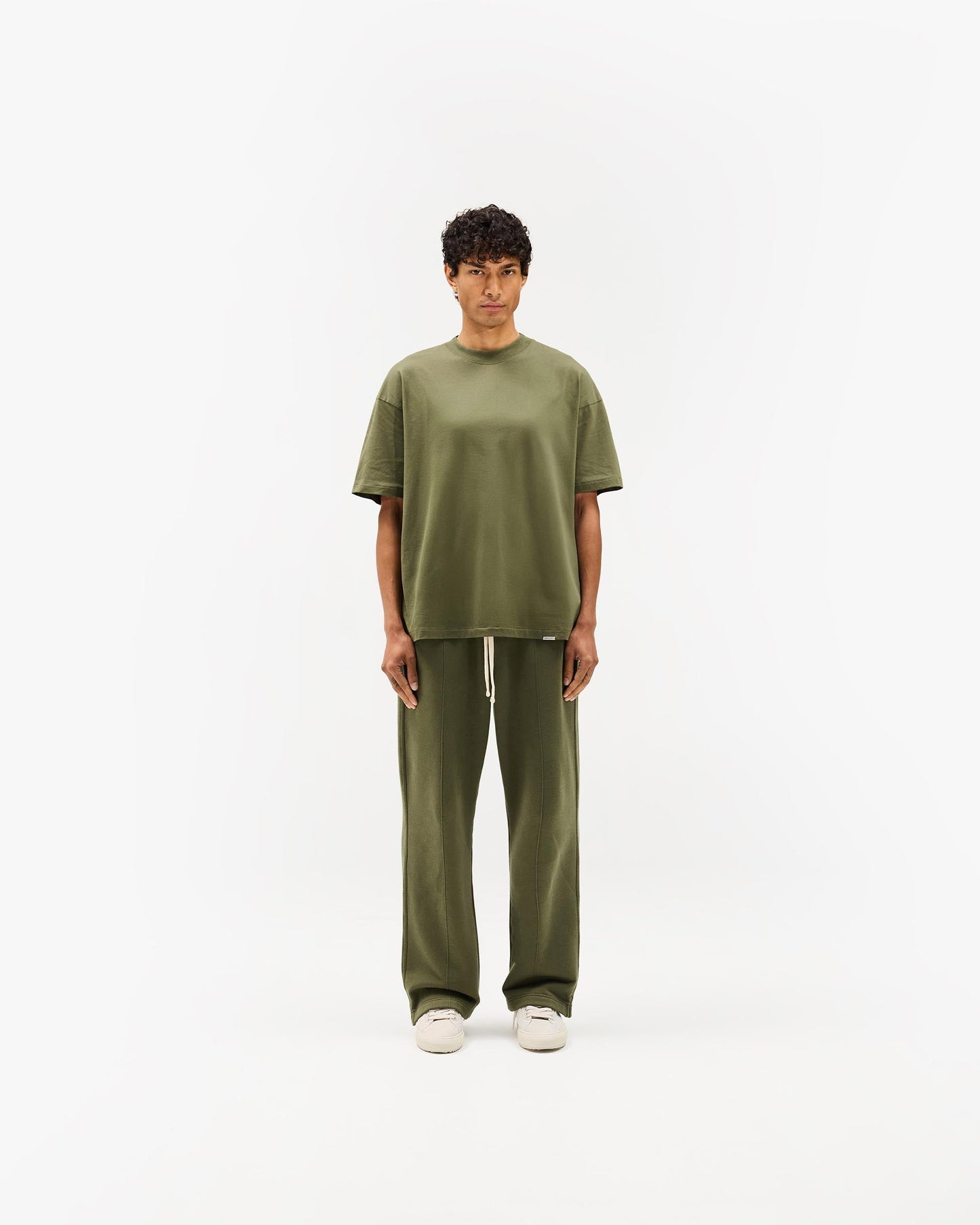 Initial Oversized T-Shirt - Army Green