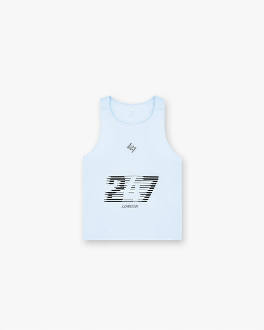247 London Singlet - Blue