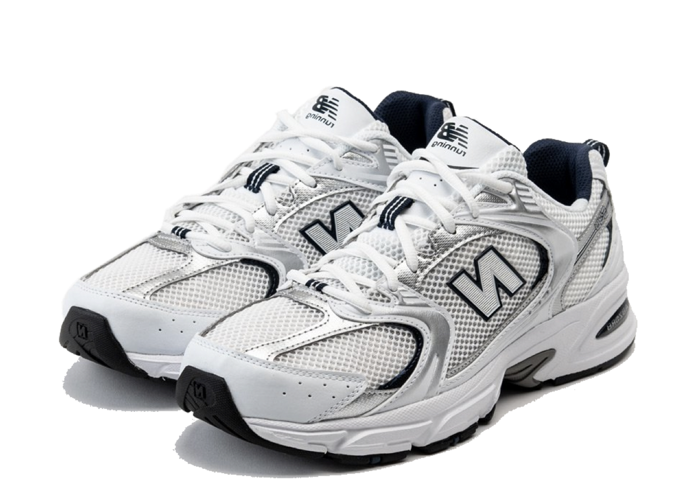 New Balance 530 White Silver Navy