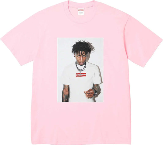 SUPREME NBA YOUNGBOY TEE LIGHT PINK